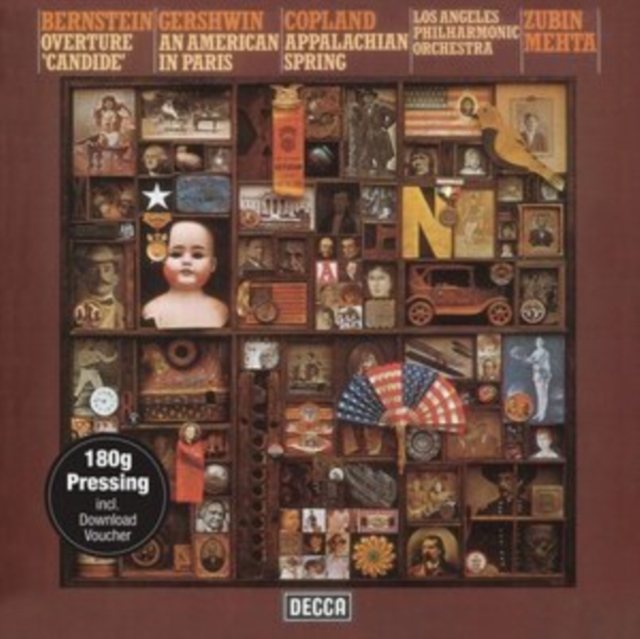ZUBIN / LOS ANGELES PHILHARMONIC MEHTA - MEHTA CONDUCTS BERNSTEIN GERSHWIN & COPLAND - LP Vinyl