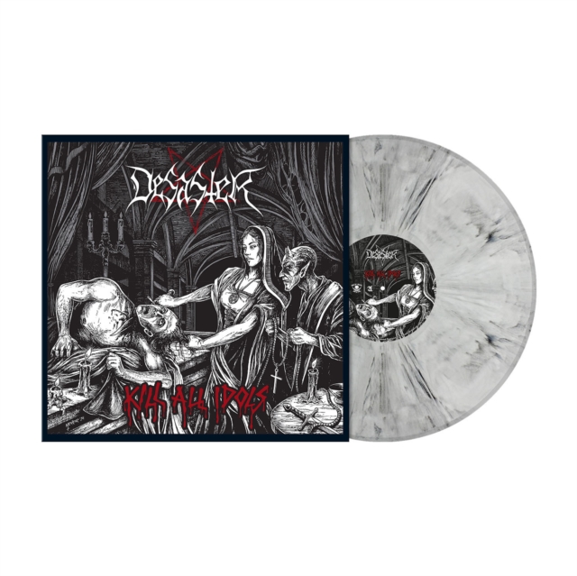 (PRE-ORDER) DESASTER - KILL ALL IDOLS (WHITE W/ BLACK SMOKE VINYL) - LP Vinyl