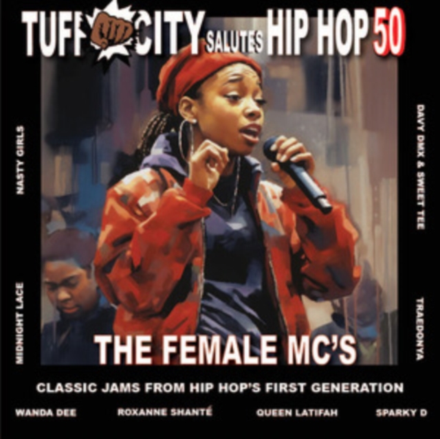 VARIOUS ARTISTS - TUFF CITY SALUTES HIP HOP 50: THE FEMALE MC'S (HALF RED/HALF ORAN - LP Vinyl