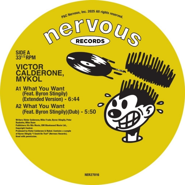 VICTOR & MYKOL FEAT. BYRON STINGILY CALDERONE - WHAT YOU WANT - 12 Inch vinyl