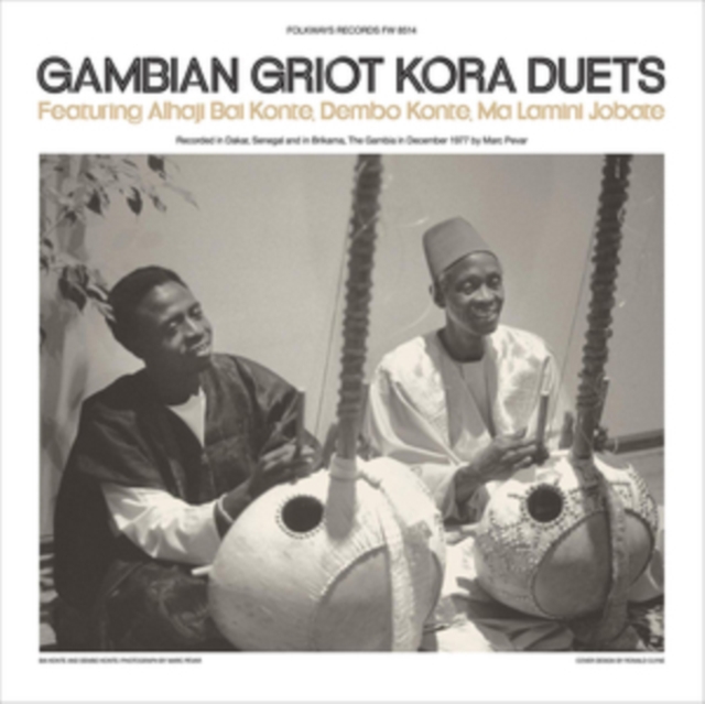 0093070851412-3.jpg ALHAJI BAI KONTE, DEMBO KONTE, & MA LAMINI JOBATE - GAMBIAN GRIOT KORA DUETS - LP Vinyl
