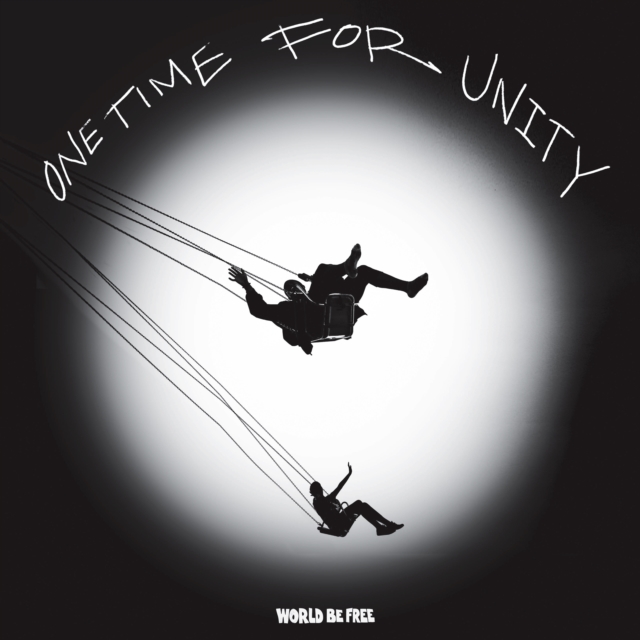 WORLD BE FREE - ONE TIME FOR UNITY (BLACK & WHITE SWIRL VINYL/ONE-SIDED WITH B-SI - 12 Inch vinyl