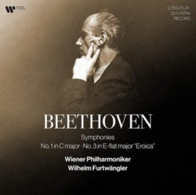 WILHELM FURTWANGLER - BEETHOVEN: SYMPHONIES NOS. 1 & 3 EROICA (1952) (2LP) - LP Vinyl