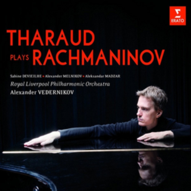 0190295932671-2.jpg ALEXANDRE THARAUD - RACHMANINOV: PIANO CONCERTO NO.2 VOCALISE 2 PIECES FOR 6 HANDS MO - LP Vinyl
