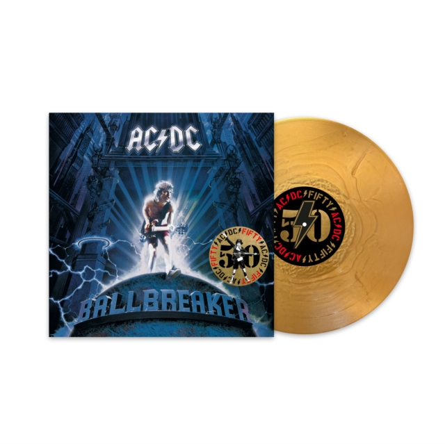 AC/DC - BALLBREAKER (50TH ANNIVERSARY/GOLD COLOR VINYL) - LP Vinyl