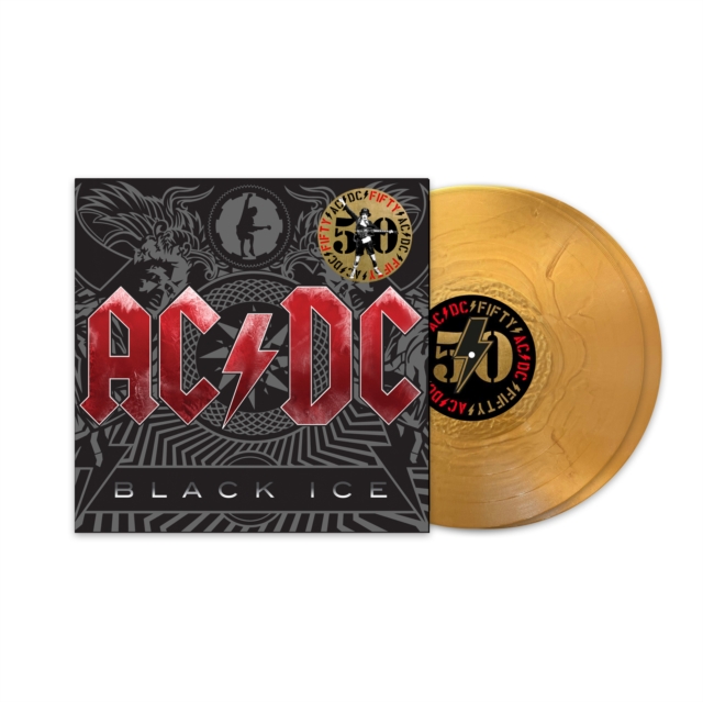 AC/DC - BLACK ICE (50TH ANNIVERSARY/GOLD VINYL/2LP) - LP Vinyl