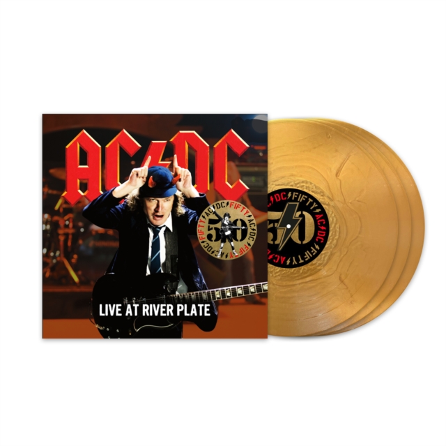 AC/DC - LIVE AT RIVER PLATE (50TH ANNIVERSARY/GOLD VINYL/3LP) - LP Vinyl