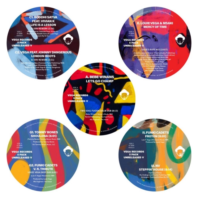 VARIOUS ARTISTS - VEGA RECORDS 5 PACK: UNRELEASED V (5LP) - LP Vinyl