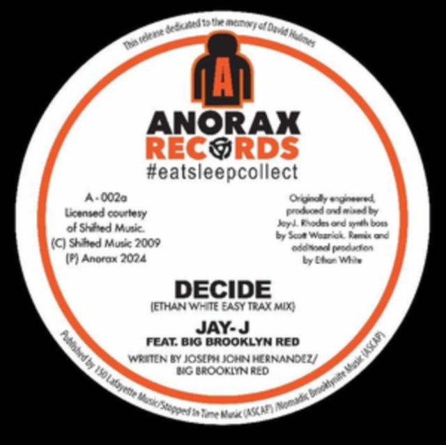 AAY-J FT. BIG BROOKLYN RED - DECIDE (ETHAN WHITE REMIXES) - 7 inch Vinyl