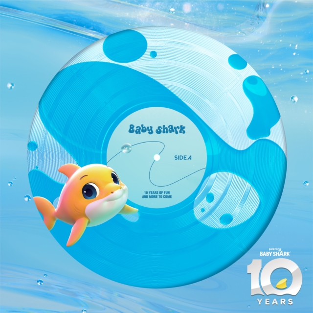 (PRE-ORDER) PINKFONG - BABY SHARK 10 YEARS (LIMITED EDITION/LIQUID FILLED VINYL/NUMBERED - LP Vinyl