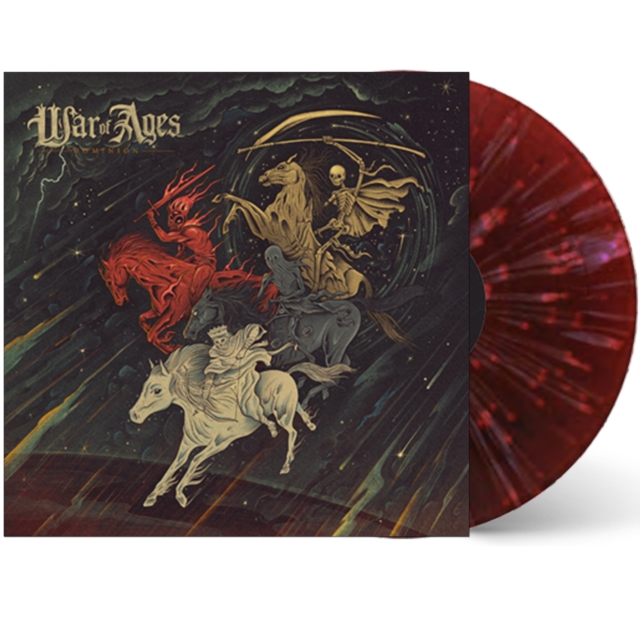 WAR OF AGES - DOMINION (PERIBALLO RED VINYL) - LP Vinyl