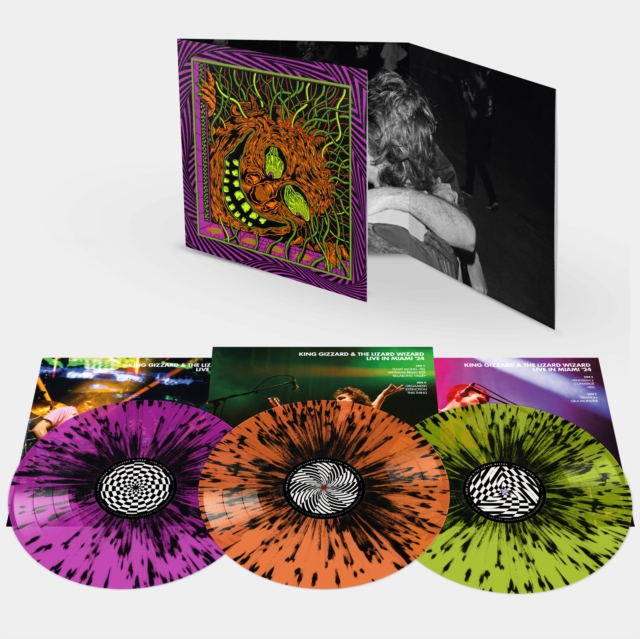 (PRE-ORDER) KING GIZZARD & THE LIZARD WIZARD - KING GIZZARD - LIVE IN MIAMI '24 (SPLATTER VINYL/3LP) - LP Vinyl