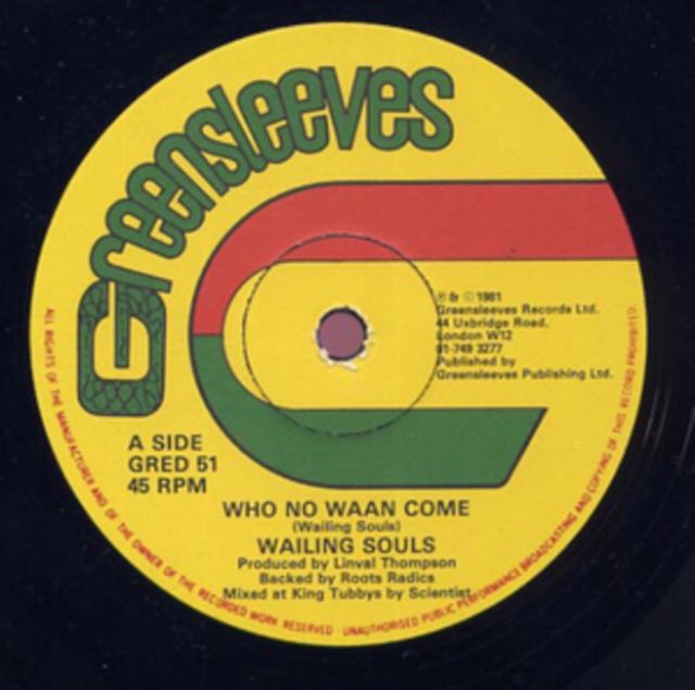 0601811105115.jpg WAILING SOULS - WHO NO WAAN COME - 12 Inch vinyl