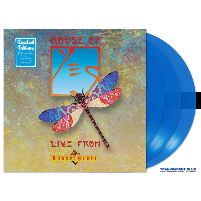 YES - HOUSE OF YES: LIVE FROM HOUSE OF BLUES (TRANSLUCENT BLUE VINYL/3L - LP Vinyl