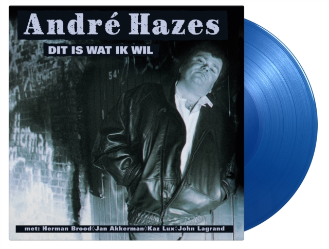 ANDRE HAZES - DIT IS WAT WIL (LIMITED/TRANSPARENT BLUE VINYL/180G) - LP Vinyl