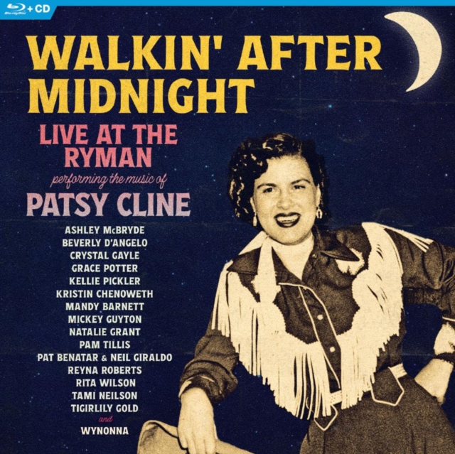 VARIOUS ARTISTS - WALKIN AFTER MIDNIGHT: THE MUSIC OF PATSY CLINE (BLU-RAY/CD) - CD