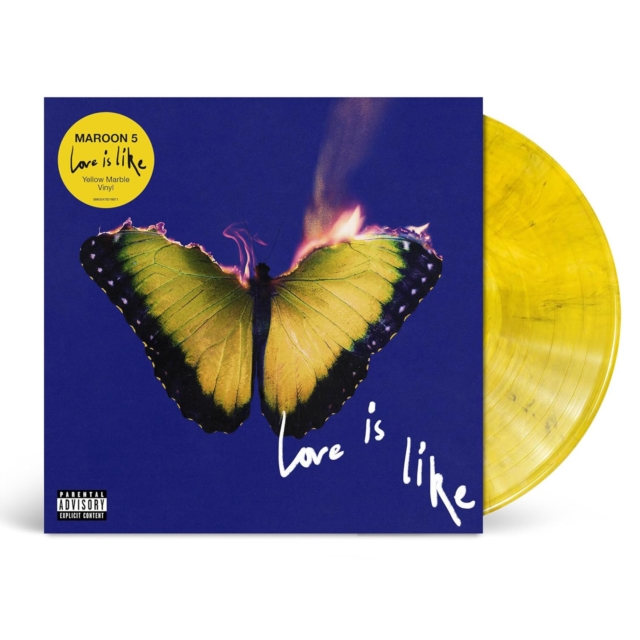 (PRE-ORDER) MAROON 5 - LOVE IS LIKE (X) (YELLOW MARBLE VINYL) - LP Vinyl