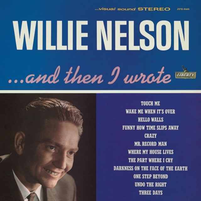 WILLIE NELSON - AND THEN I WROTE (BLUE VINYL) - LP Vinyl