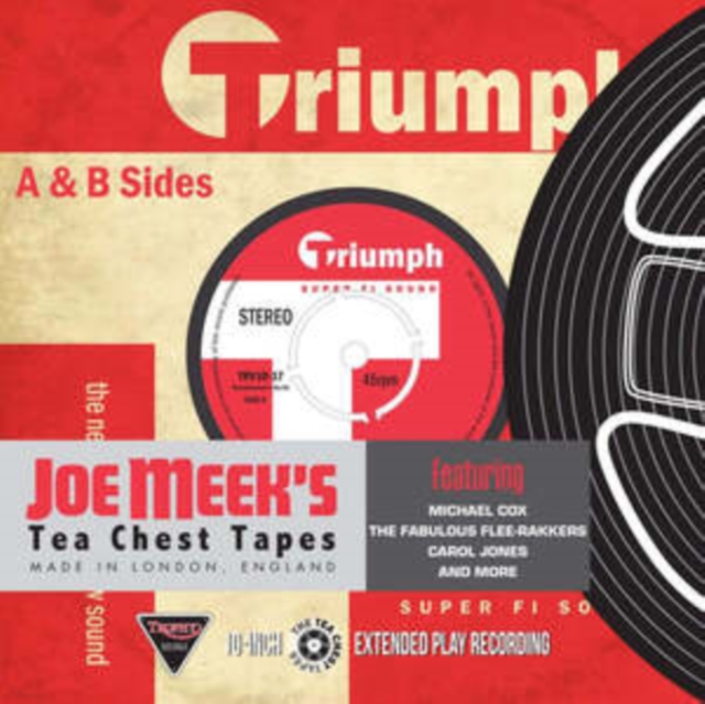 VARIOUS ARTISTS - TRIUMPH AS & BS - JOE MEEKS TEA CHEST TAPES - 10 Inch Vinyl