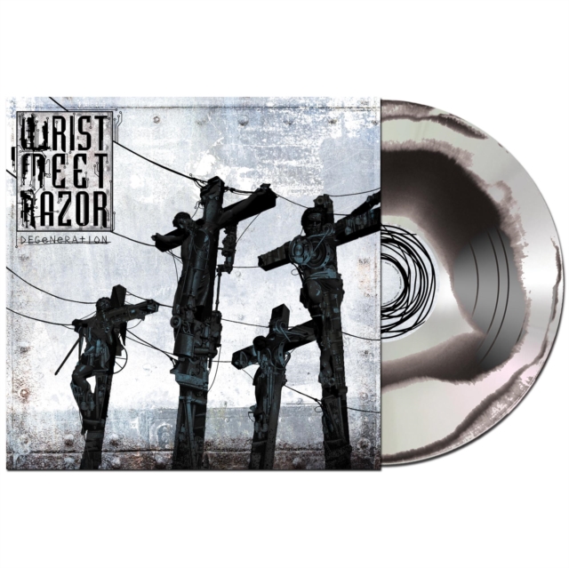 WRISTMEETRAZOR - DEGENERATION (BLACK/SILVER CORONA VINYL) - LP Vinyl