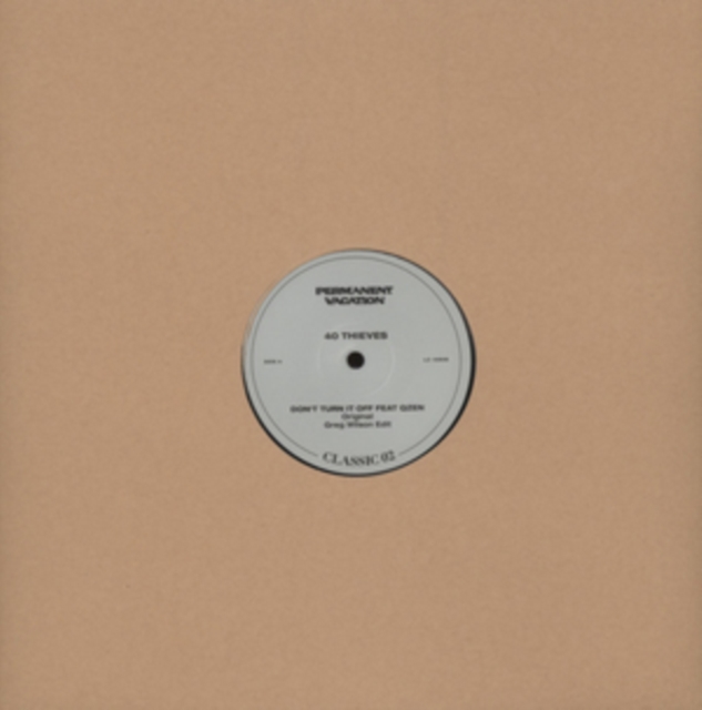 40 THIEVES FT QZEN - PERMANENT VACATION CLASSIC VOL.2 - 12 Inch vinyl