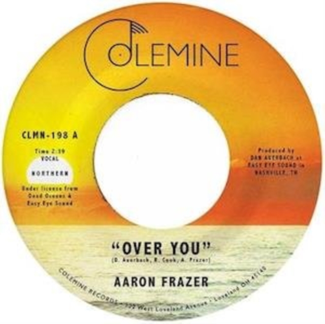 AARON FRAZER - OVER YOU (TRANSLUCENT ORANGE VINYL) - 7 inch Vinyl