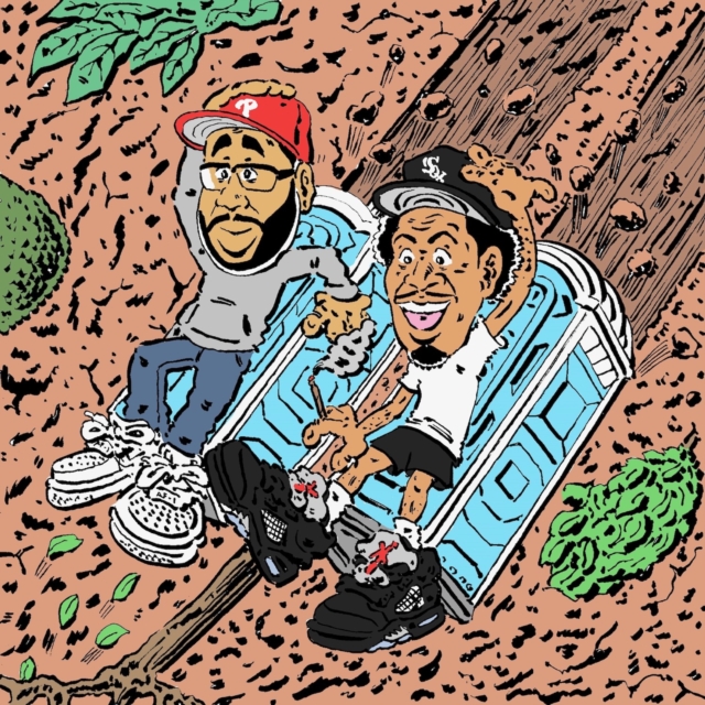 VIC  & SMALL PROFESSOR SPENCER - MUDSLIDE (BROWN W/WHITE COLOR-IN-COLOR VINYL) - LP Vinyl