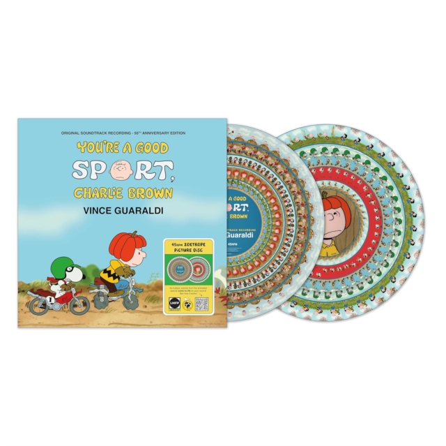 VINCE GUARALDI - YOU'RE A GOOD SPORT, CHARLIE BROWN (45 RPM/ZOETROPE VINYL) - LP Vinyl
