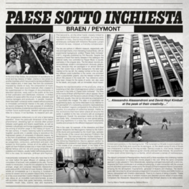 (PRE-ORDER) BRAEN/PEYMONT - PAESE SOTTO INCHIESTA - LP Vinyl