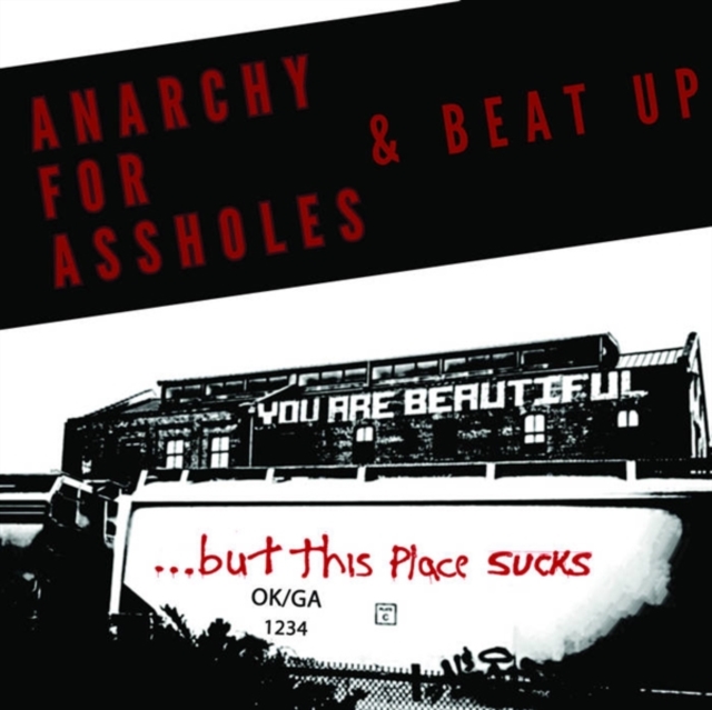 ANARCHY FOR ASSHOLES & BEAT UP - YOU ARE BEAUTIFUL... BUT THIS PLACE SUCKS - LP Vinyl