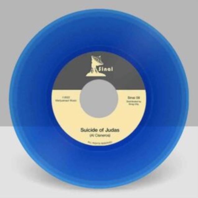 0781484370819-2.jpg AL CISNEROS - SUICIDE OF JUDAS / AKELDAMA (BLUE VINYL) - 7 inch Vinyl