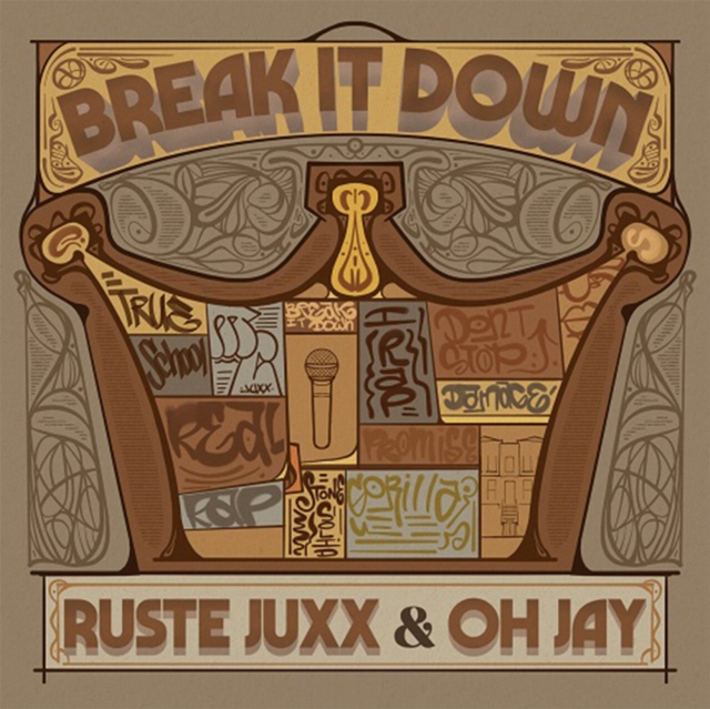 (PRE-ORDER) RUSTE JUXX & OH JAY - BREAK IT DOWN (ELECTRIC BLUE VINYL) - LP Vinyl