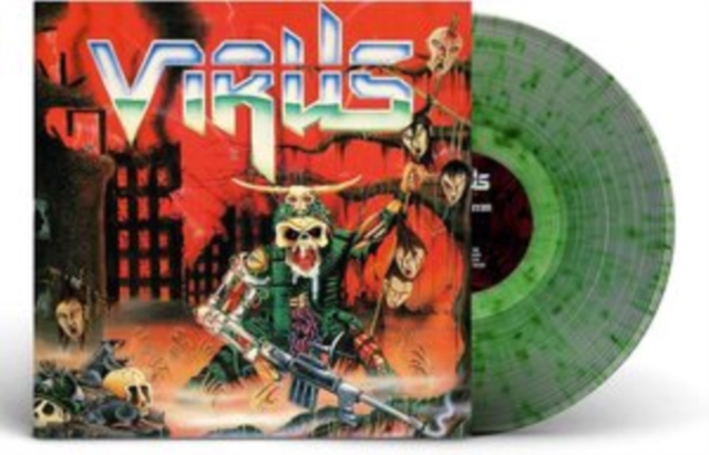VIRUS - FORCE RECON (CLEAR / GREEN SPLATTER VINYL) - LP Vinyl