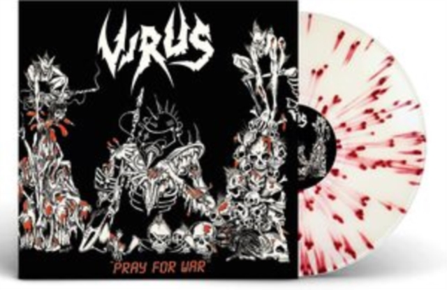 0803341540101-2.jpg VIRUS - PRAY FOR WAR (WHITE / RED SPLATTER VINYL) - LP Vinyl