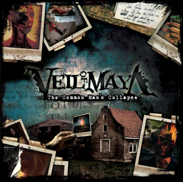 VEIL OF MAYA - COMMON MAN'S COLLAPSE (BLUE & GOLD WITH BLACK & WHITE SPLATTER VI - LP Vinyl