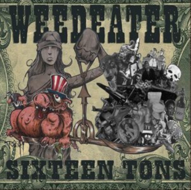 WEEDEATER - SIXTEEN TONS (TRANSPARENT ICE GREEN VINYL) - LP Vinyl