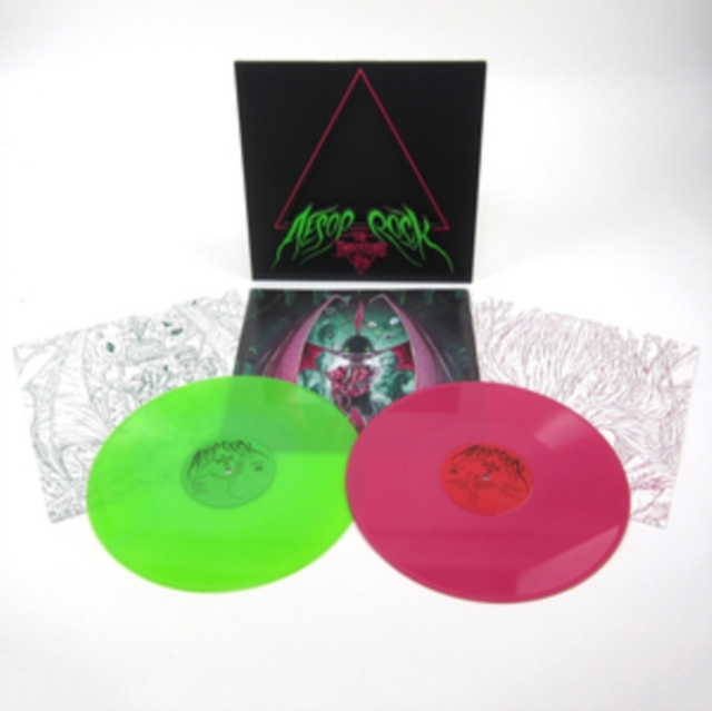 AESOP ROCK - IMPOSSIBLE KID (DL CARD/NEON PINK & GREEN COLOR VINYL) - LP Vinyl