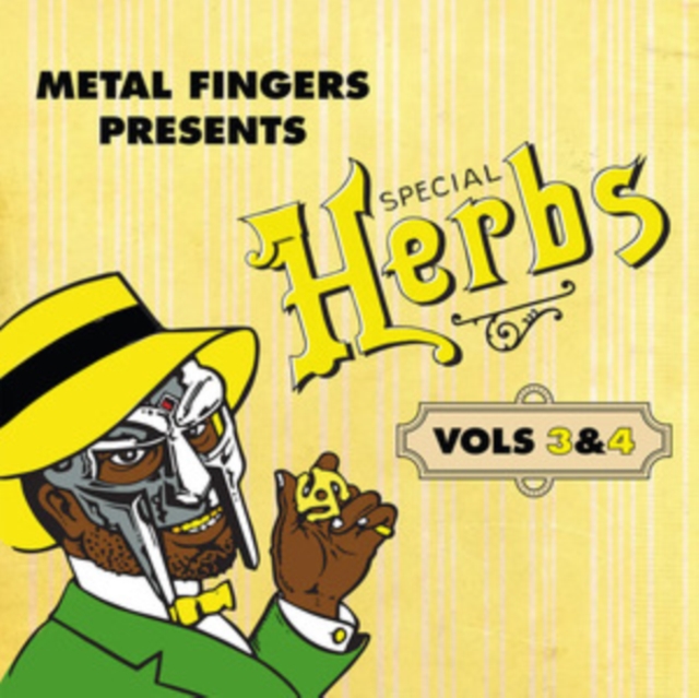 (PRE-ORDER) MF DOOM - METAL FINGERS PRESENTS: SPECIAL HERBS VOL. 3 & 4 (2LP/LEMON YELLO - LP Vinyl