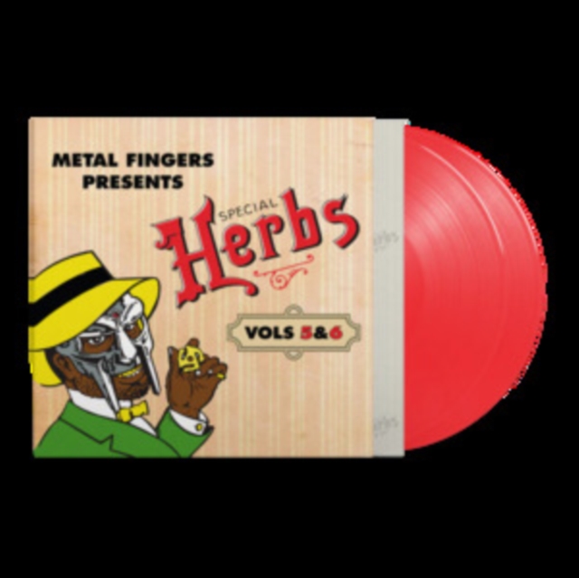 (PRE-ORDER) MF DOOM - METAL FINGERS PRESENTS: SPECIAL HERBS VOL. 5 & 6 (2LP/APPLE RED V - LP Vinyl
