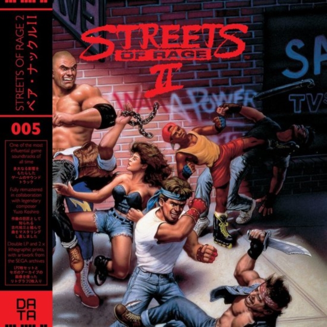 YUZO KOSHIRO - STREETS OF RAGE 2 (2LP/CLEAR VINYL) - LP Vinyl