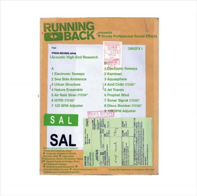 ACOUSTIC HIGH-END RESEARCH - RUNNING BACK PRESENTS STRADA PROFESSIONAL SOUND EFFECTS - LP Vinyl