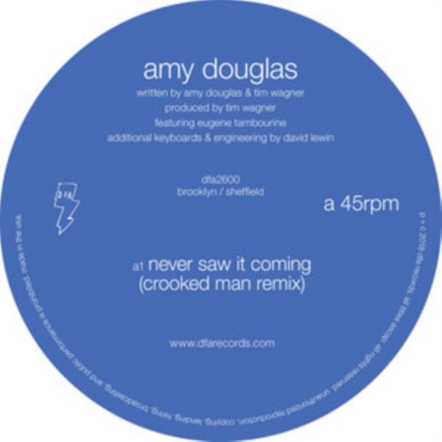 AMY DOUGLAS - NEVER SAW IT COMING - 12 Inch vinyl