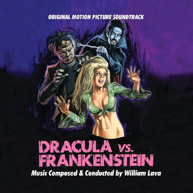WILLIAM LAVA - DRACULA VS. FRANKENSTEIN OST  (50TH ANNIVERSARY/PUMPKIN ORANGE VI - LP Vinyl