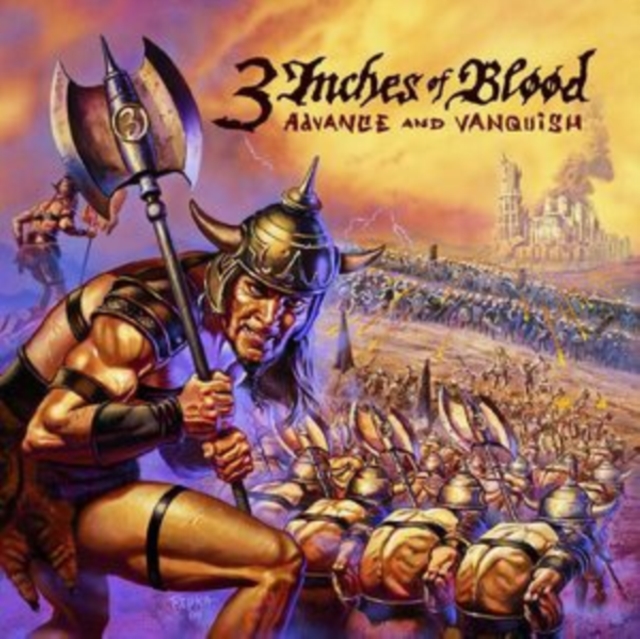 3 INCHES OF BLOOD - ADVANCE & VANQUISH (REMASTERED/20TH ANNIVERSARY) (ORANGE & BLACK - LP Vinyl