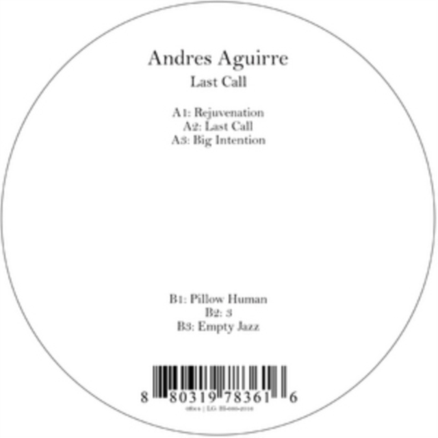 ANDRES AGUIRRE - LAST CALL - 12 Inch vinyl
