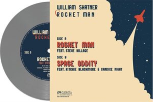 WILLIAM SHATNER - ROCKET MAN (SILVER VINYL) - 7 inch Vinyl