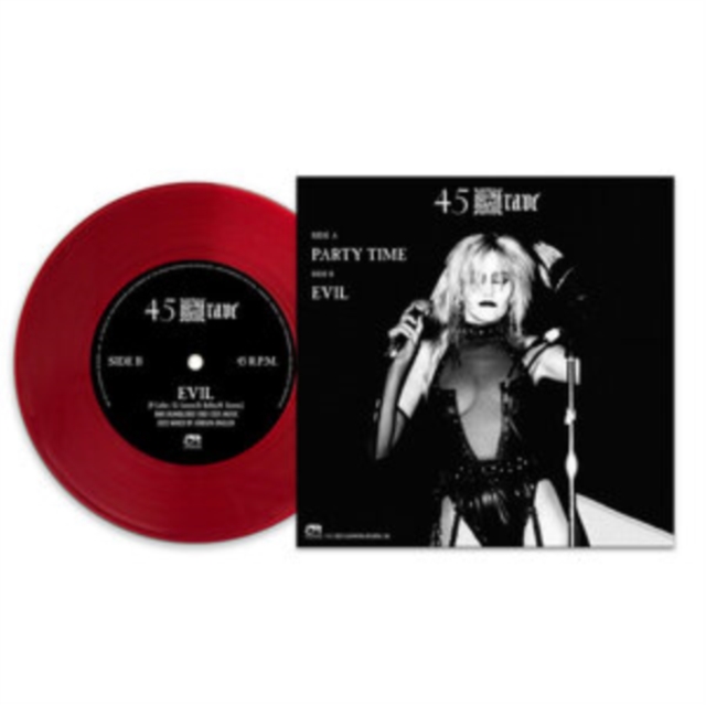 45 GRAVE - PARTY TIME (RED VINYL) - 7 inch Vinyl