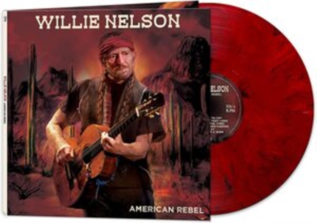 WILLIE NELSON - AMERICAN REBEL (RED MARBLE VINYL) - LP Vinyl