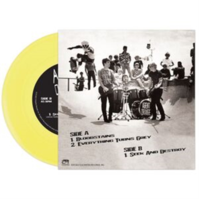 AGENT ORANGE - BLOODSTAINS (YELLOW 7INCH) - 7 inch Vinyl