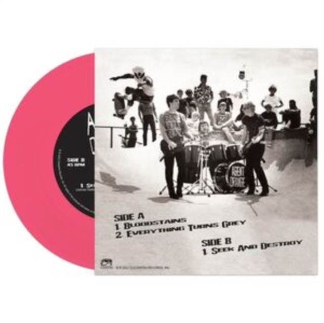 AGENT ORANGE - BLOODSTAINS (PINK 7INCH) - 7 inch Vinyl